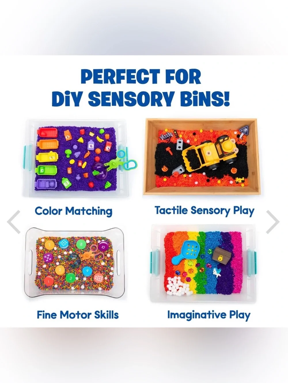 6 Colors Sensory Play Foam Pluffle. STEM Play | Tactile | Screen Free Play